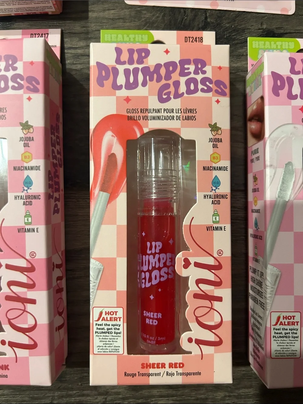 Ioni Lip Plumper Gloss + Crystal Lip Gloss Bundle NEW